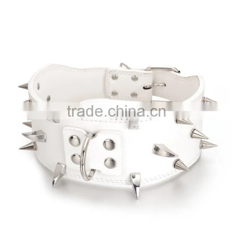 Manufacturer selling spike nails pet collars big strong dog collars