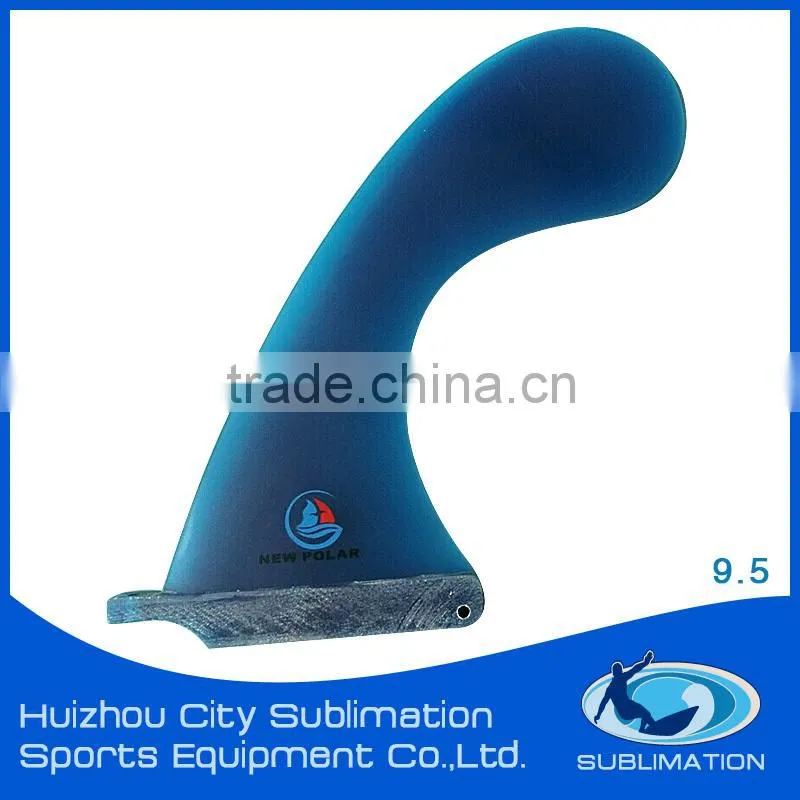 High Performance and Maneuverability Epoxy Resin Fiberglass Centre Fins, Wooden Skin