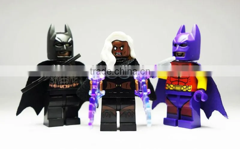 Decool bricks 0184-0189 SuperHero X-men/Ororo Munroe/Magneto/Catwoman/Batman Minifigure Building bricks Blocks Toys