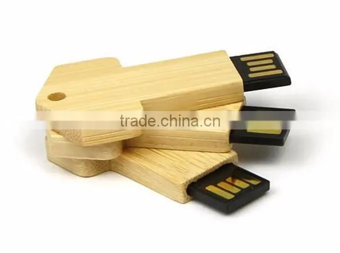 Wood Key Flash Drive Usb Memory 16Gb