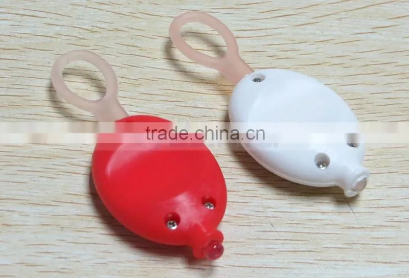Mini Key Ring LED Flash Light Red Green Lamp