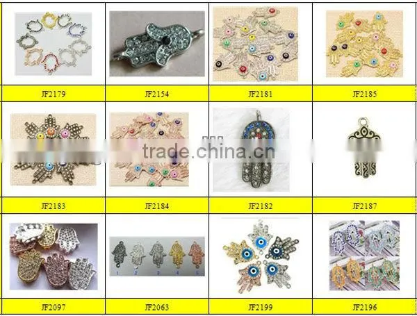 JS1176 Small Antique Silver Metal Cross Beads