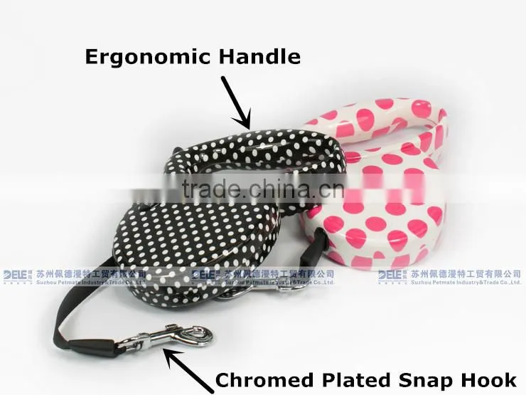 Pet dog products water-transfer printing retractable dog lead pet lead
