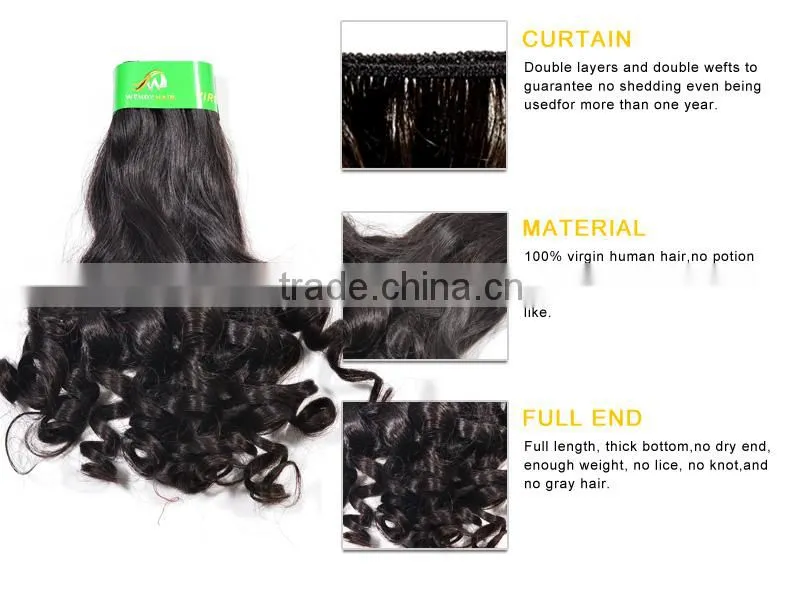 Remy Malaysian Other Style Hair Egg Roll Human Hair Extension