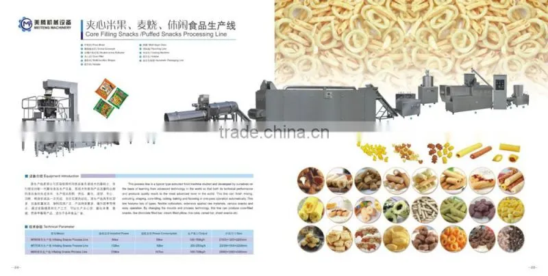 Fully Automatic Core Filled Snack making machine