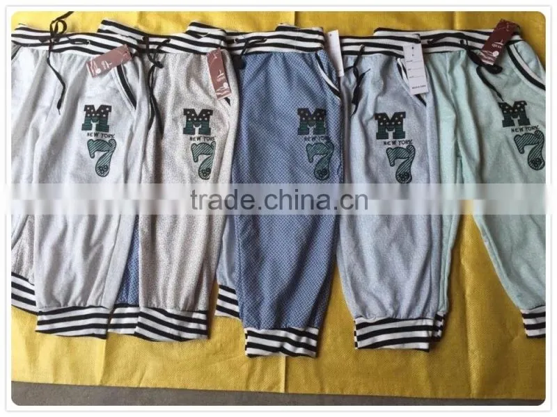 Garment in Stock lot kids clothing wholesale/Kids sports pants cheap- 1041