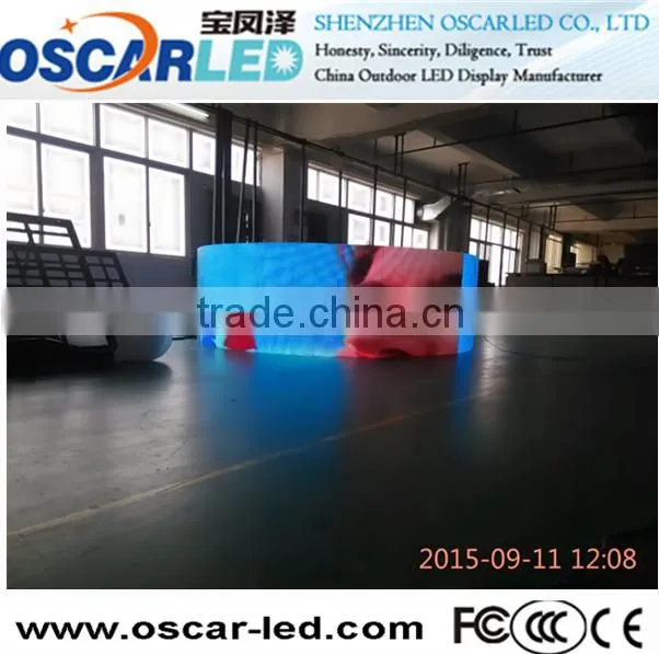 Shenzhen manufacturer outdoor large stadium 360 degree led video display led commercial advertising display screen