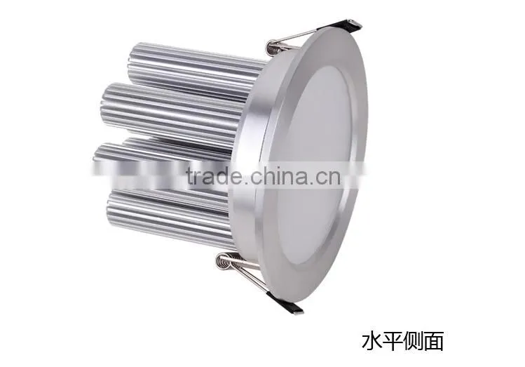 2015 New Dimmable LED Ceiling Lamp 3w 5w 7w 9w 12w LED Downlight Silver Shell