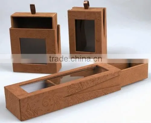 2011 high quality hair box with PVC window