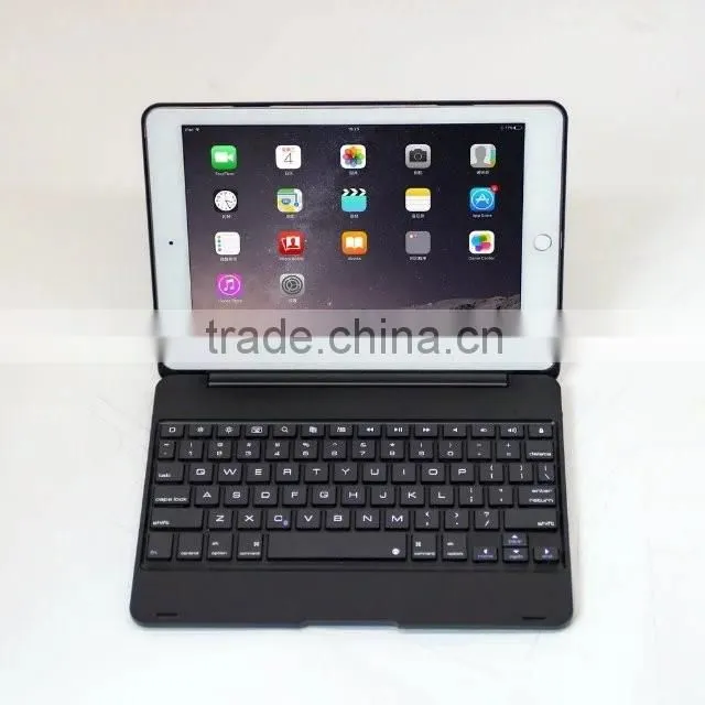 Bluefinger Factory supply clamshell Bluetooth keyboard case for newest iPad Pro&iPPAD Air 2 with coloreful protective case