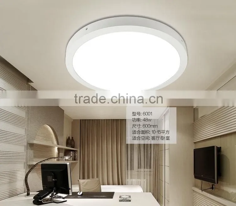 led surface panel 36w round dia 400mm 500mm 600mm led ceiling panel lamp
