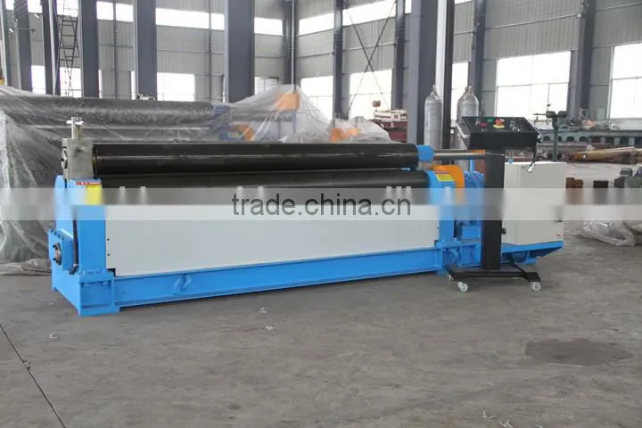 Power press machine with overload protection Hydraulic 3 Roller Rolling Machine