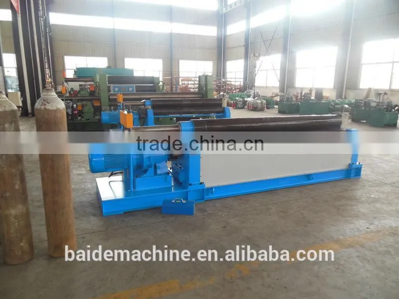 Hydraulic plate rolling machine with CE W11 series 3 rollers mechanical iron rolling