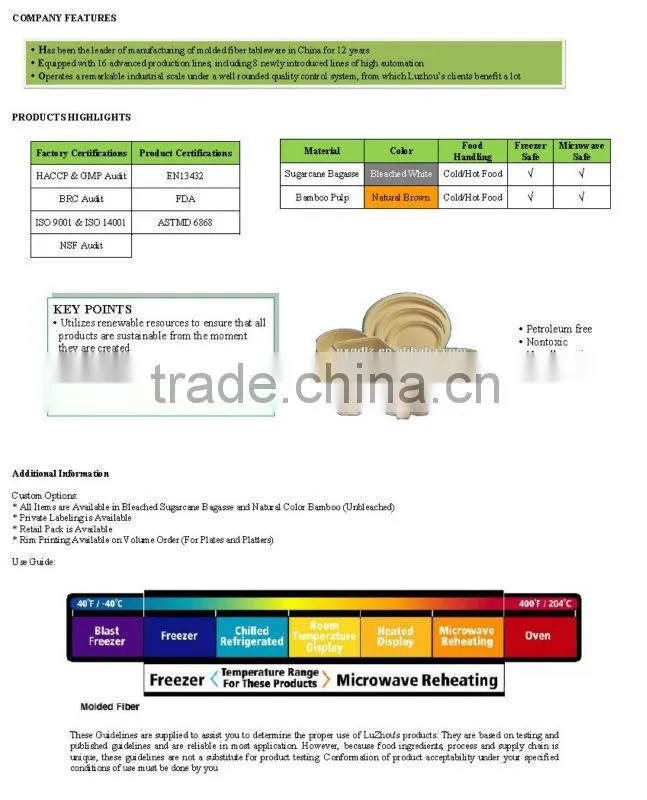 Christmas Kitchen Dinner Single-use disposable Biodegradable compostable Paper Soup Bowl