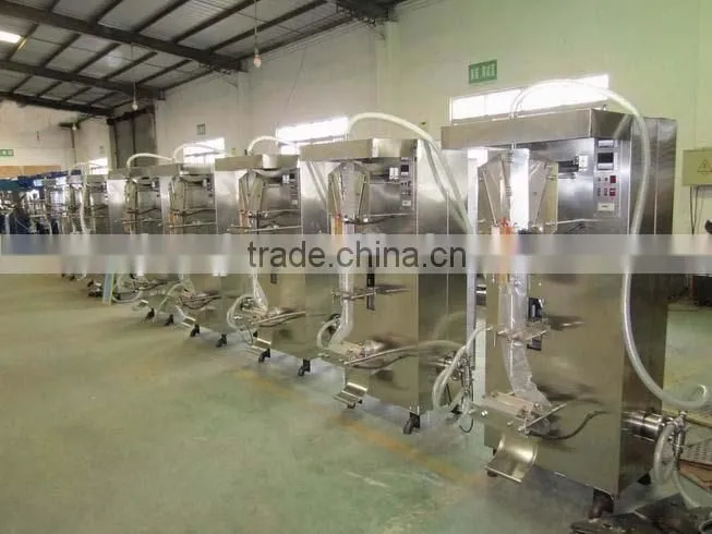 Plastic pouch water packaging machine