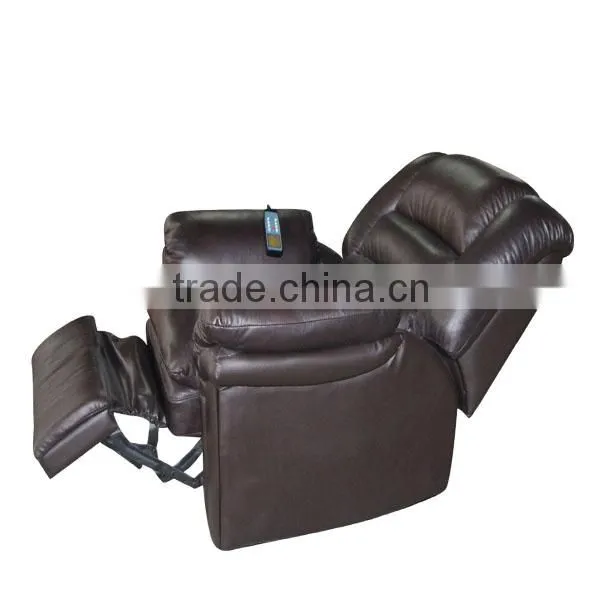 Cheap and simple electric leather 1 seater sofa recliner chair