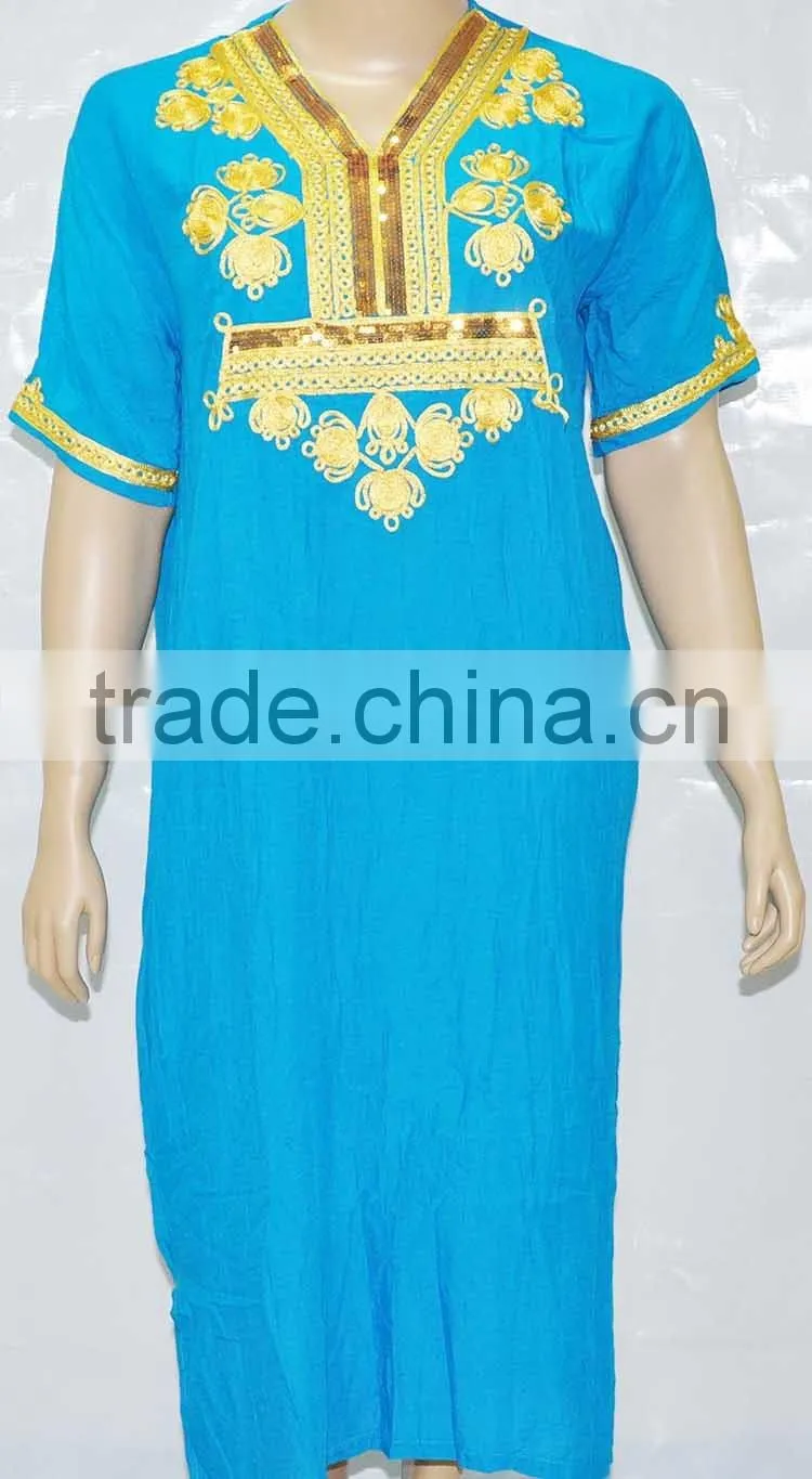 C117 african women cotton dress 2015