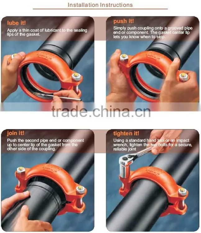 Ductile iron Grooved fittings