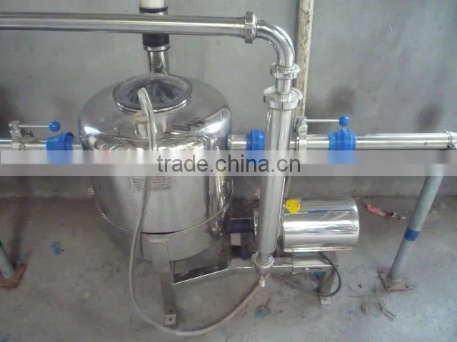 Milk receiving tank