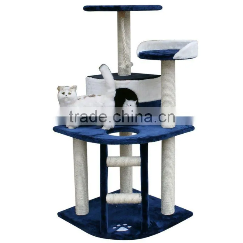 2015 New design hot selling high quality natural cat tree