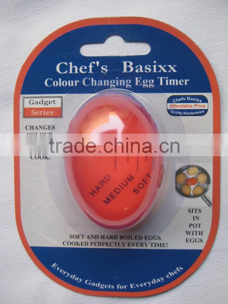 Egg-Per'fect Color Changing Egg Timer Egg Thermometer Cooking Timer Tools