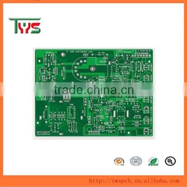 OSP single sided pcb /1 OZ Copper Thickness PCB, Black /Green Solder Mask PCB