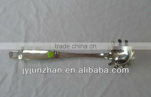 Stainless Pasta spoon with price made in Jieyang factory directly with SS handle