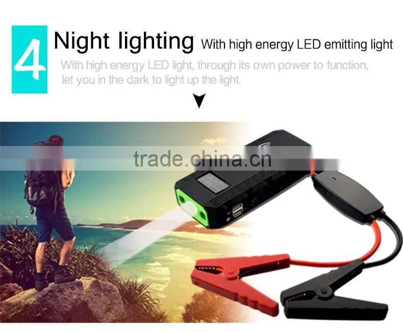 Car Emergency battery wireless charger 13600mAh Mini Jump Starter 12v car jump starter Power Bank for Car Jump Start
