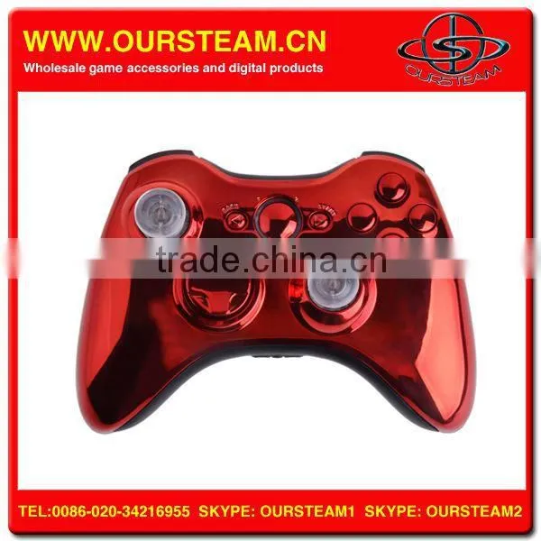 Custom Red Controller with LED For XBOX 360 Wireless