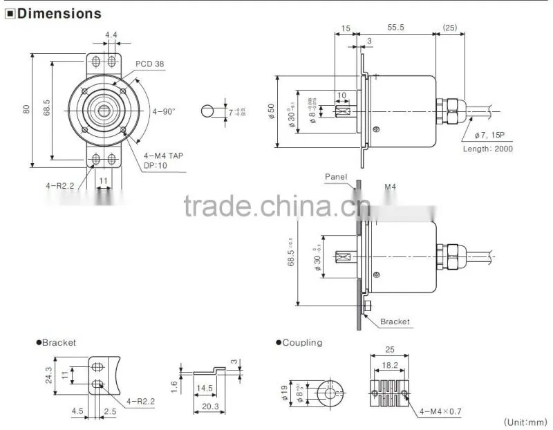 Autonics absolute rotary Encoder EP50S8-1024