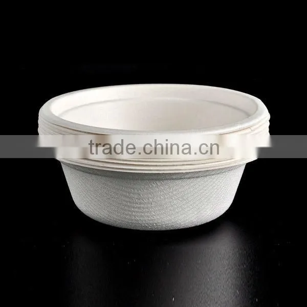 6 inch disposable stripe Sugarcane Plates