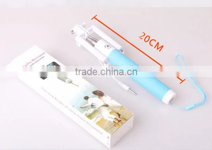 2015 Newest Mini Protable Bluetooth Selfie Stick For Iphone/Samsung Smart Phone Universal Mobile Phone mini foldable monopod