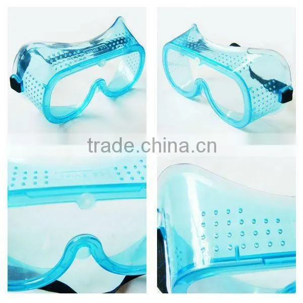 2016 hot selling security goggles eye protection medical security goggles manufacture PC safety goggles supplier in China