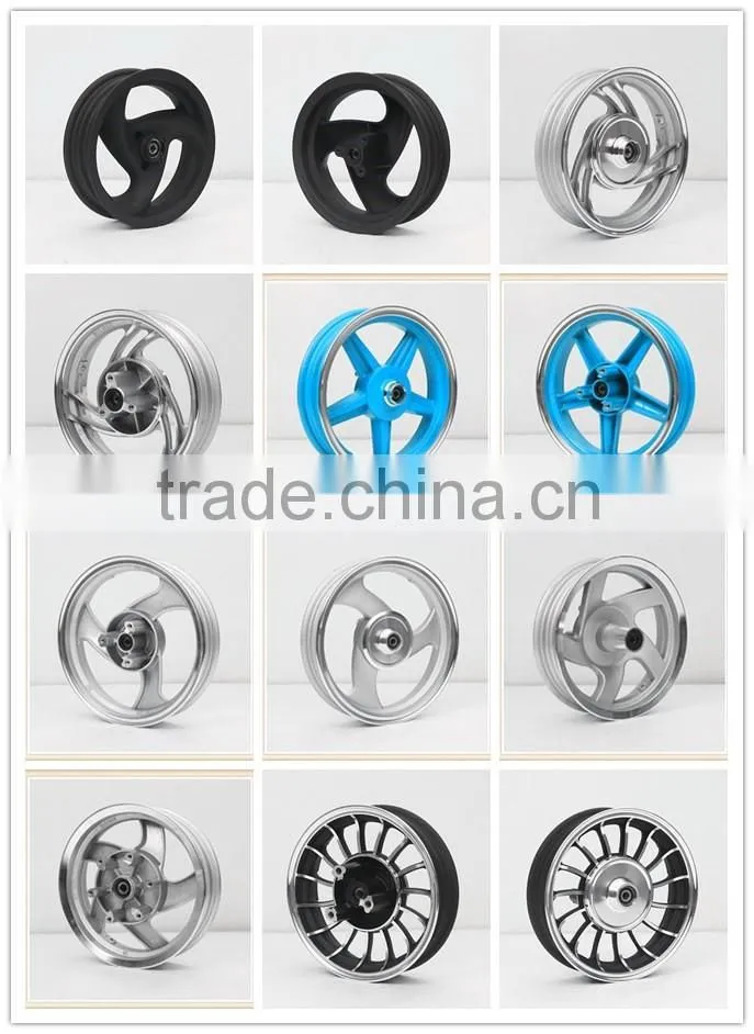 12 inch motorcycle aluminum alloy wheels with disc brake