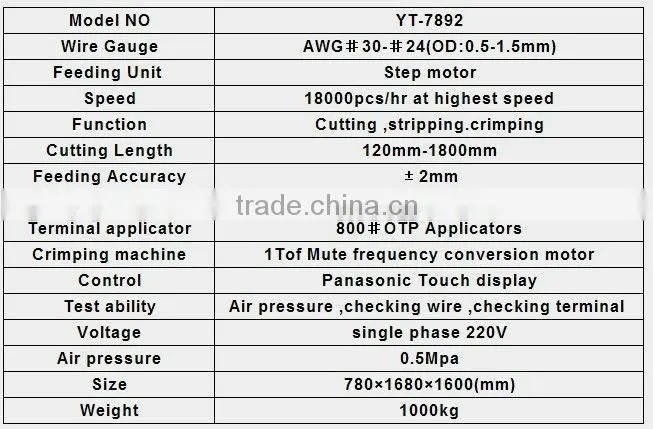 2015 Automatic terminals connectors crimping machine FFC wire