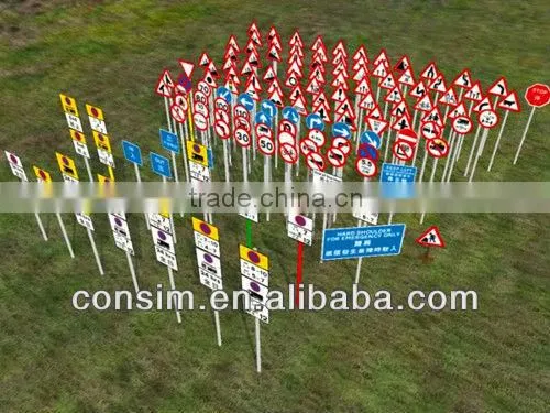 High way aluminum Traffic signs ,Relfective safety traffic signs,construction warning signs