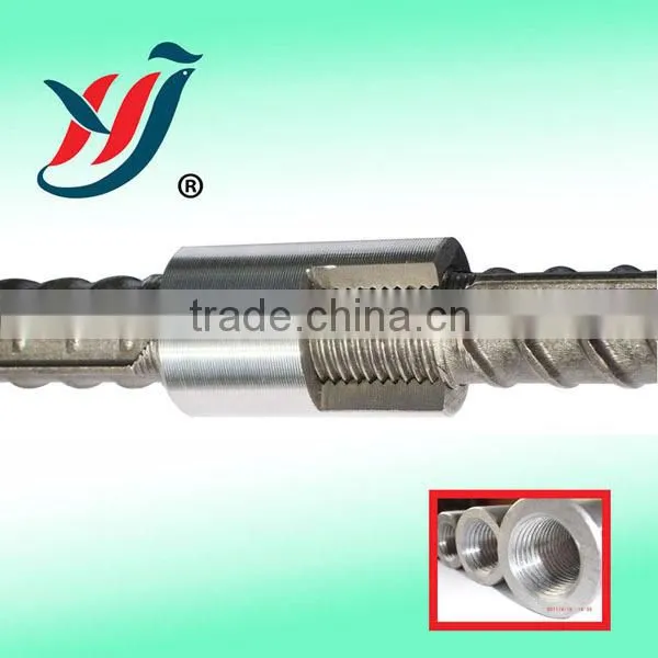 rebar coupler straight threaded rebar couplings steel joints