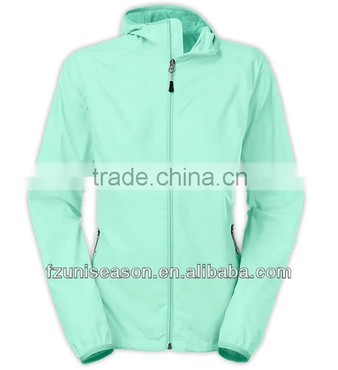 Waterproof lightweight waterproof nylon jacket women
