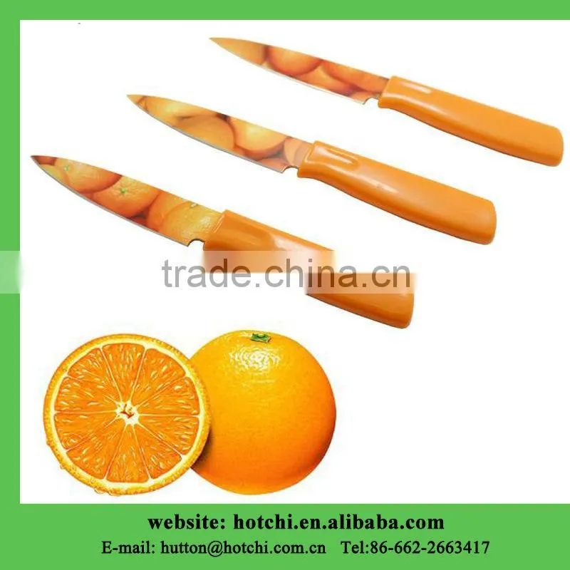 nonstick patterned swiths knife sets