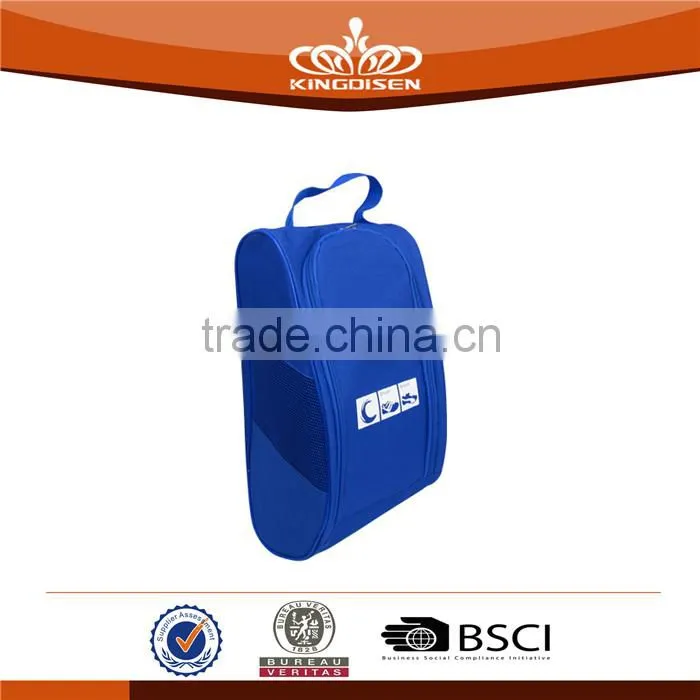 Durable top sell deep blue shoe bag