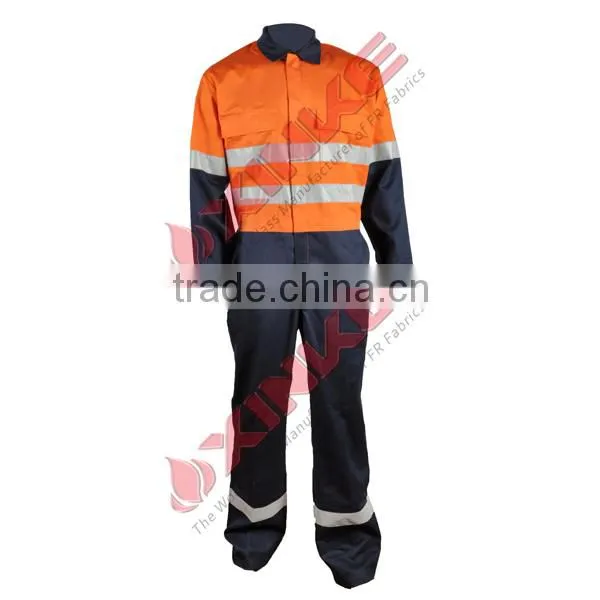 Petroleum fire retardant coverall for industrial safety