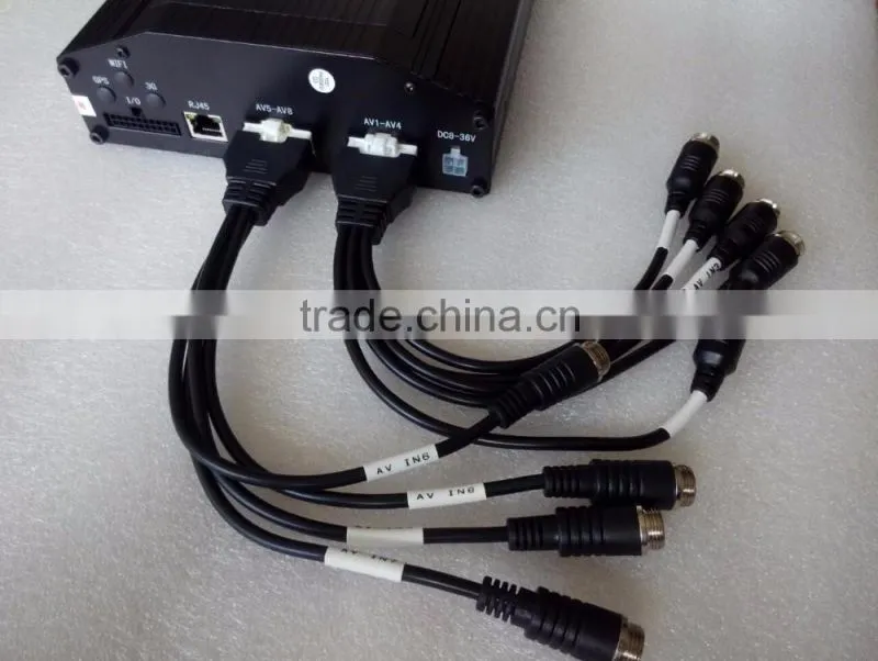 8channel mobile dvr for bus, truck, 2TB hard drive storage