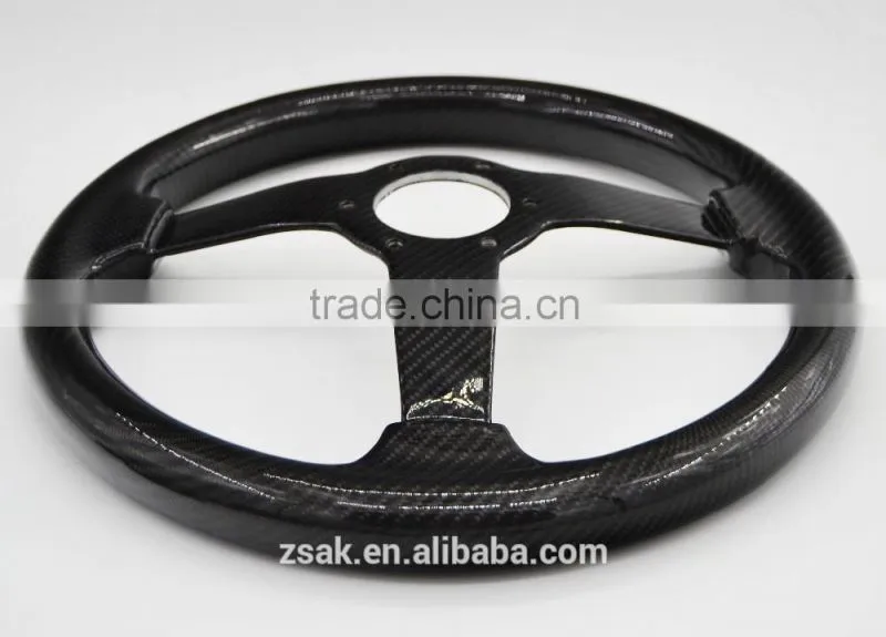 Real Carbon Fiber auto wheel driving steering wheel