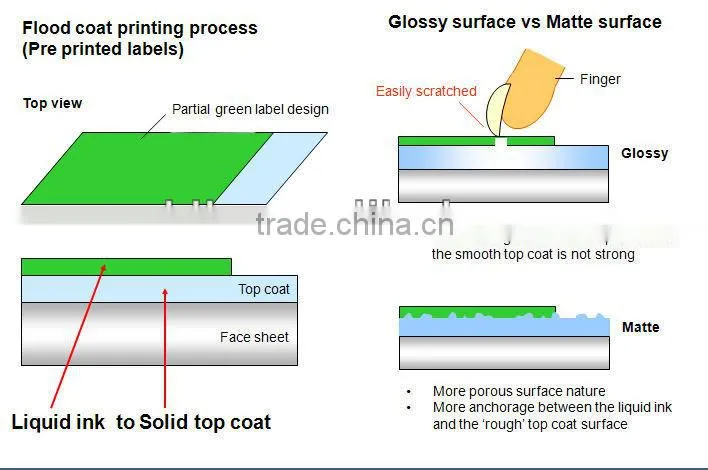 2013 Hot Sale Synthetic Adhesive Label