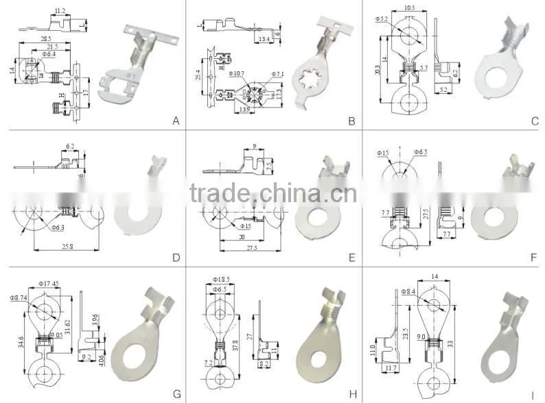 Factory Price Eye Terminal Car Parts for Zotye