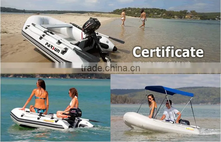 new design top-sale high speed rigid inflatable boat with outboard motor