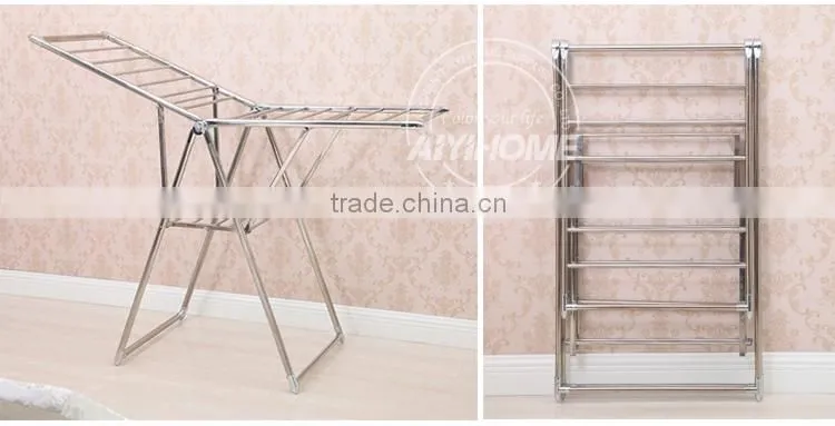 Balcony fold up brand clothes hanger