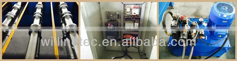Corrugated iron roofing sheet roll forming making machine made in China