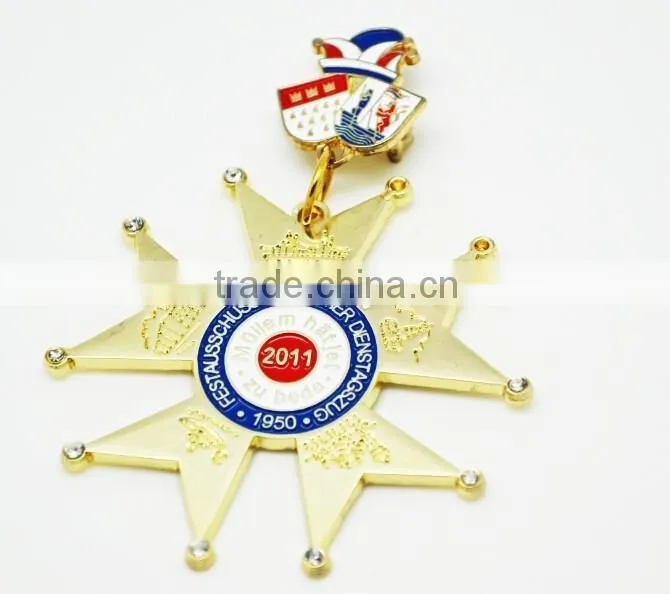 High quality gold metal pin for sale