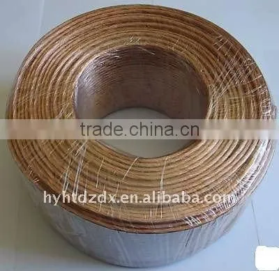 Clear Speaker cable with red line